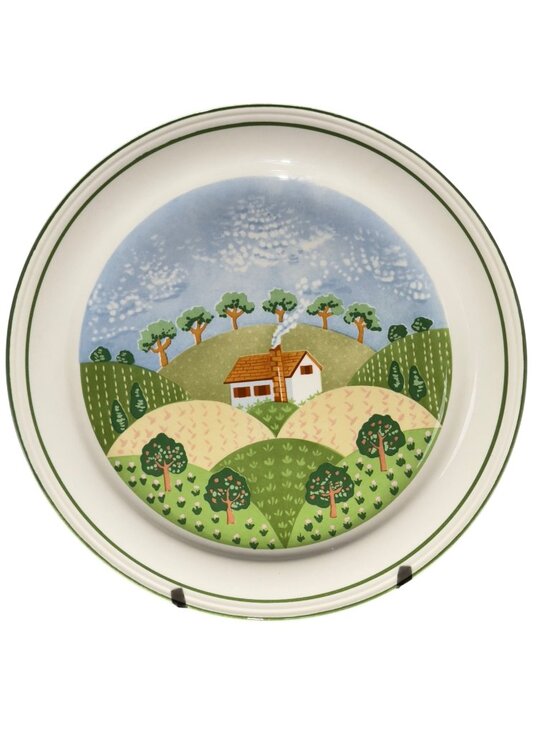 Sangostone Other - Sangostone Country Cottage Stoneware Bread Plate Set 7.5" Dia. Set of 4